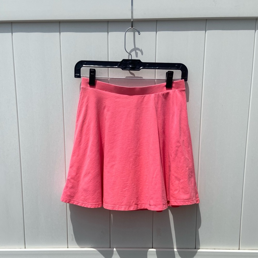 Forever 21 Knit Skater Skirt, Women’s Size S, Neon Pink